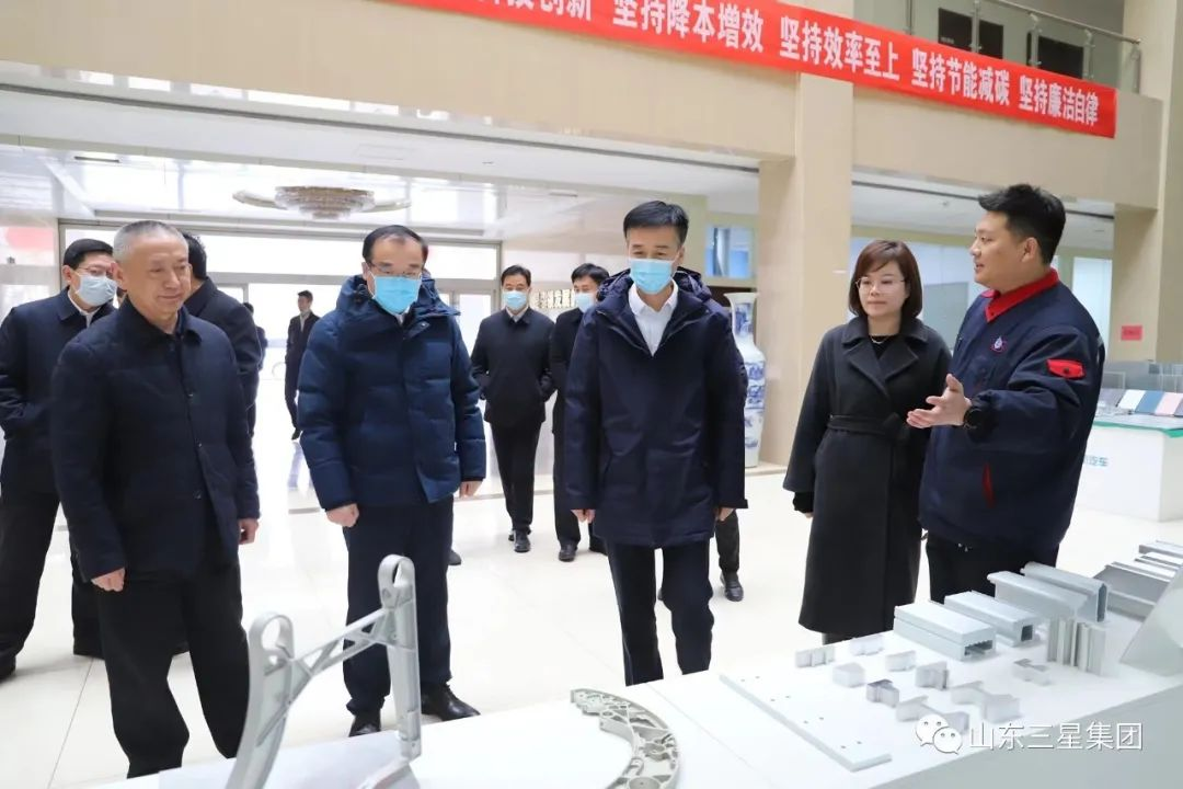 濱州市委副書記、代市長李春田一行來山東三星集團調(diào)研