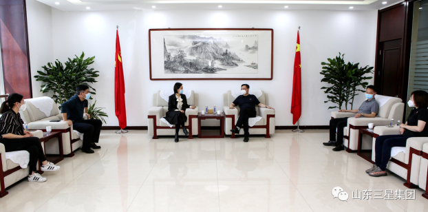 鄒平市委常委、統(tǒng)戰(zhàn)部部長(zhǎng)張欣來山東三星集團(tuán)調(diào)研