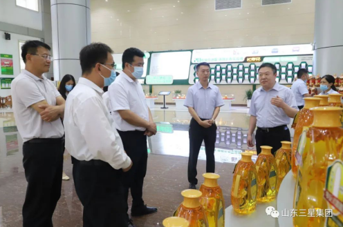 濱州市農(nóng)業(yè)農(nóng)村局來(lái)山東三星集團(tuán)開(kāi)展農(nóng)產(chǎn)品加工業(yè)遍訪(fǎng)活動(dòng)